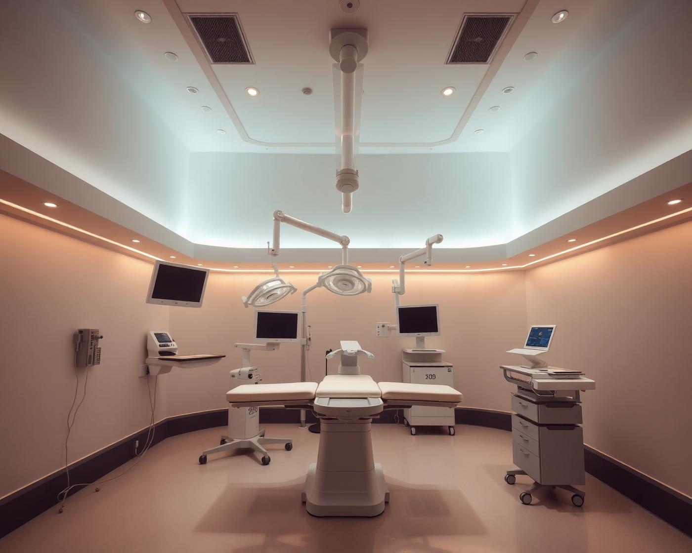 Quirófano hospitalario donde Instituto Rubí realiza el Mommy Makeover